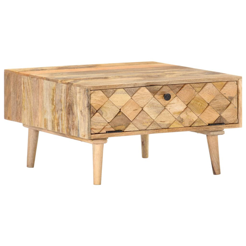 Coffee Table 68x68x38 cm Solid Mango Wood Payday Deals