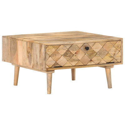 Coffee Table 68x68x38 cm Solid Mango Wood Payday Deals