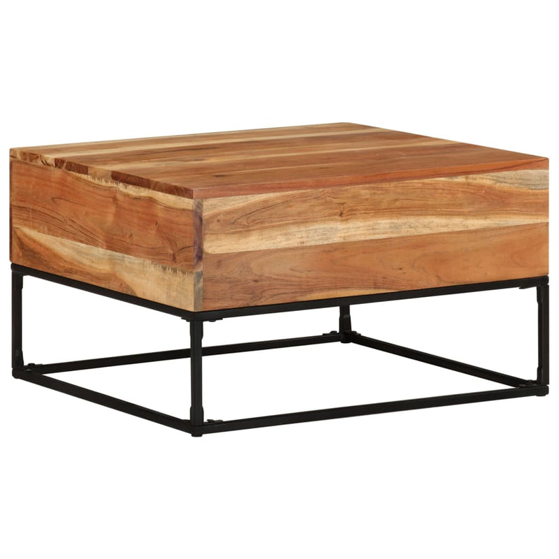 Coffee Table 68x68x41 cm Solid Acacia Wood Payday Deals