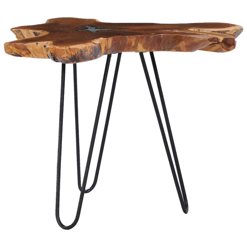 Coffee Table 70x45 cm Solid Teak Wood and Polyresin Payday Deals
