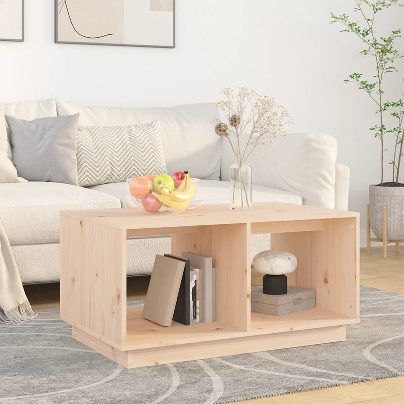 Coffee Table 80x50x40 cm Solid Wood Pine Payday Deals