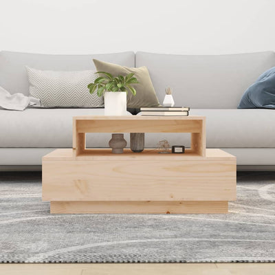 Coffee Table 80x55x40.5 cm Solid Wood Pine Payday Deals