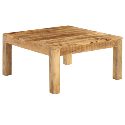 Coffee Table 80x80x40 cm Solid Mango Wood Payday Deals
