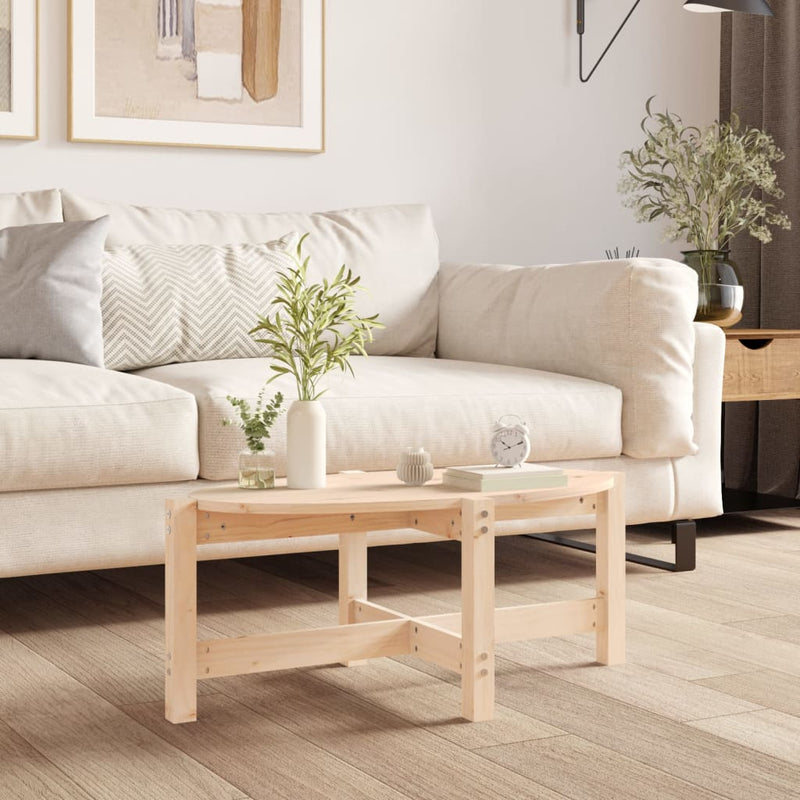 Coffee Table 87x48x35 cm Solid Wood Pine Payday Deals