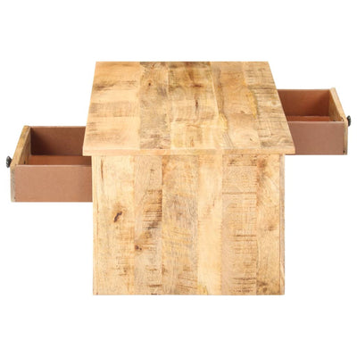 Coffee Table 88x50x38 cm Rough Mango Wood Payday Deals