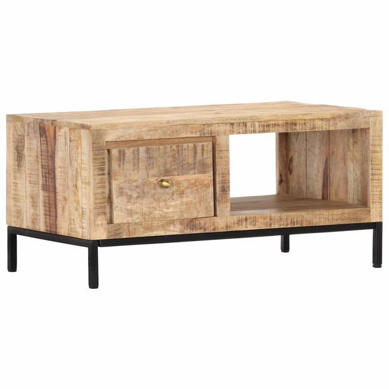 Coffee Table 88x50x42 cm Solid Mango Wood Payday Deals