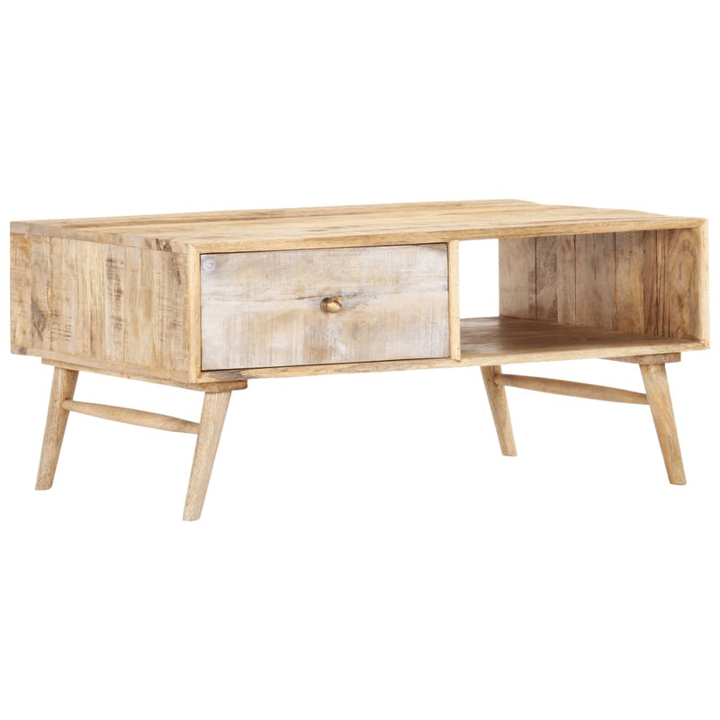 Coffee Table 88x60x40 cm Solid Mango Wood Payday Deals