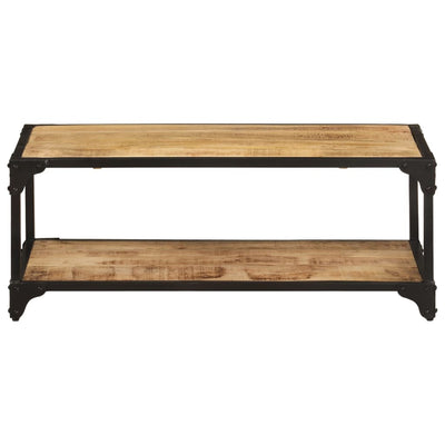 Coffee Table 90x45x35 cm Solid Rough Mango Wood Payday Deals