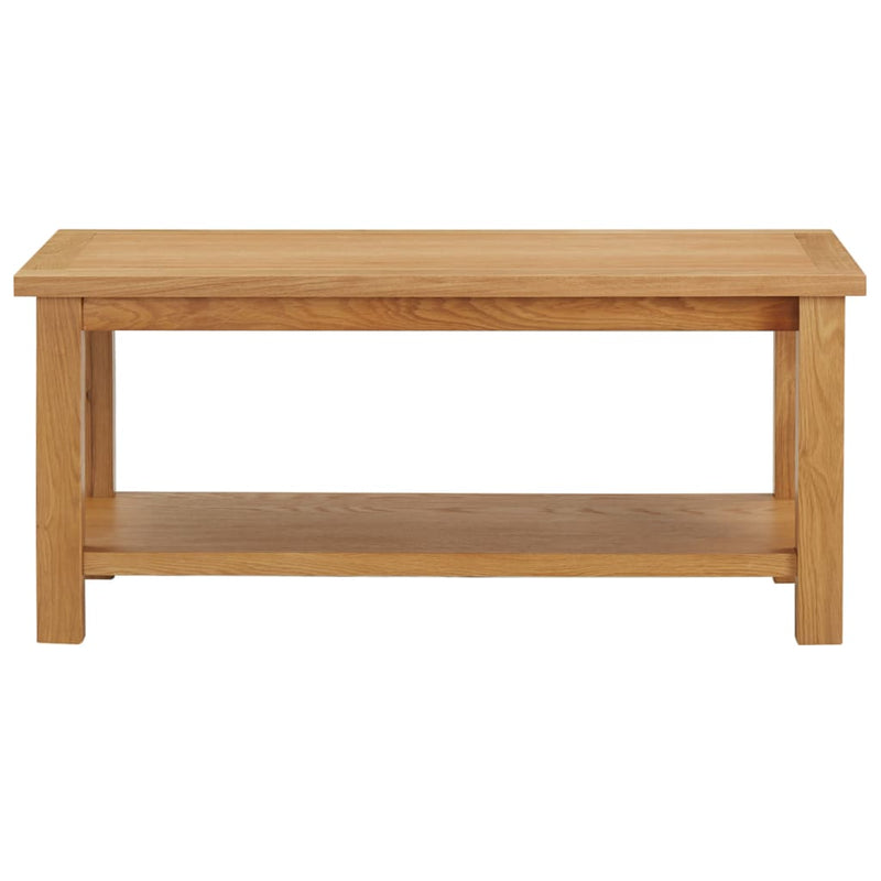 Coffee Table 90x45x40 cm Solid Oak Wood Payday Deals