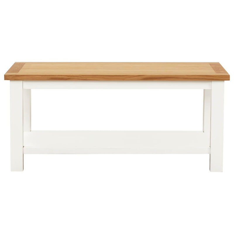 Coffee Table 90x45x40 cm Solid Oak Wood Payday Deals