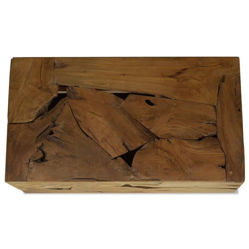 Coffee Table 90x50x30 cm Genuine Teak Brown Payday Deals