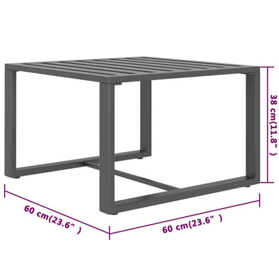 Coffee Table Aluminium Anthracite Payday Deals