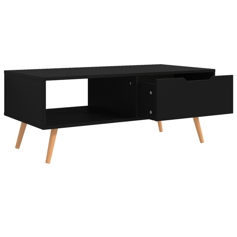 Coffee Table Black 100x49.5x43 cm Engineered Wood Payday Deals