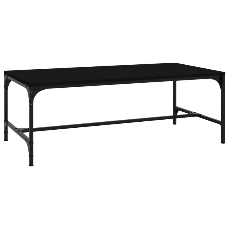 Coffee Table Black 100x50x35 cm Engineered Wood Payday Deals