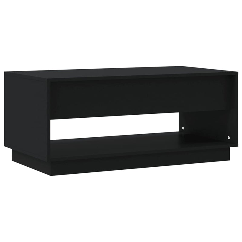 Coffee Table Black 102.5x55x44 cm Chipboard Payday Deals