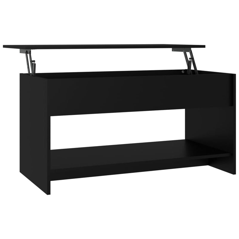 Coffee Table Black 102x50x52.5 cm Engineered Wood Payday Deals