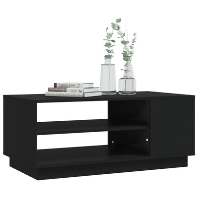 Coffee Table Black 102x55x43 cm Engineered Wood Payday Deals