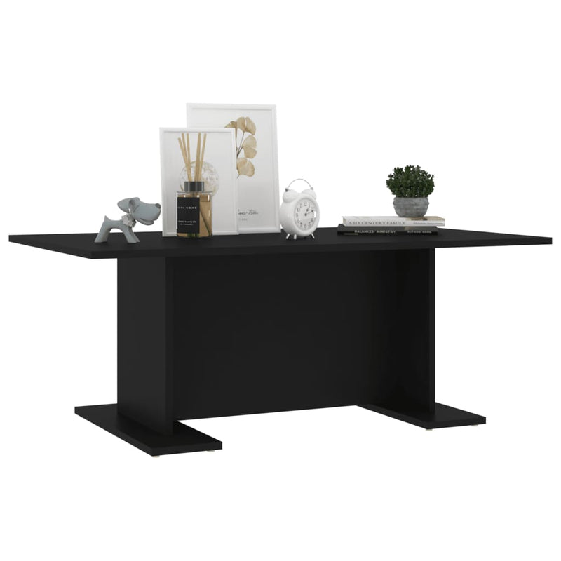 Coffee Table Black 103.5x60x40 cm Chipboard Payday Deals