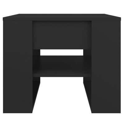 Coffee Table Black 55.5x55x45 cm Engineered Wood Payday Deals