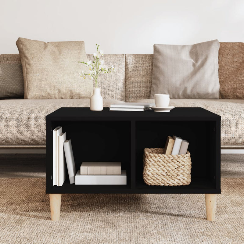 Coffee Table Black 60x50x36.5 cm Engineered Wood Payday Deals