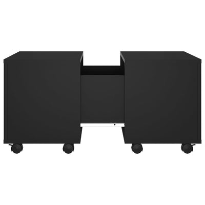 Coffee Table Black 60x60x38 cm Chipboard Payday Deals