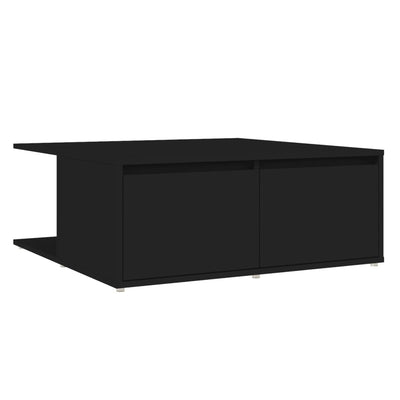 Coffee Table Black 80x80x31 cm Chipboard Payday Deals