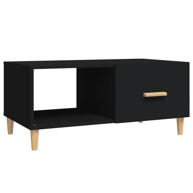 Coffee Table Black 89.5x50x40 cm Engineered Wood Payday Deals