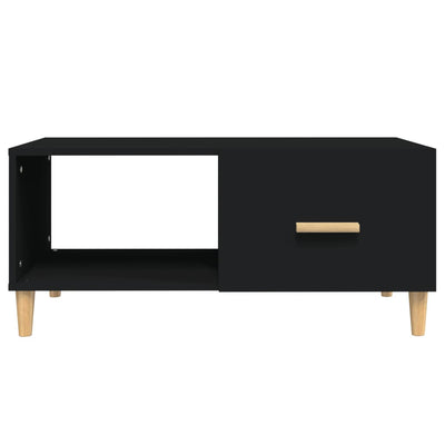 Coffee Table Black 89.5x50x40 cm Engineered Wood Payday Deals