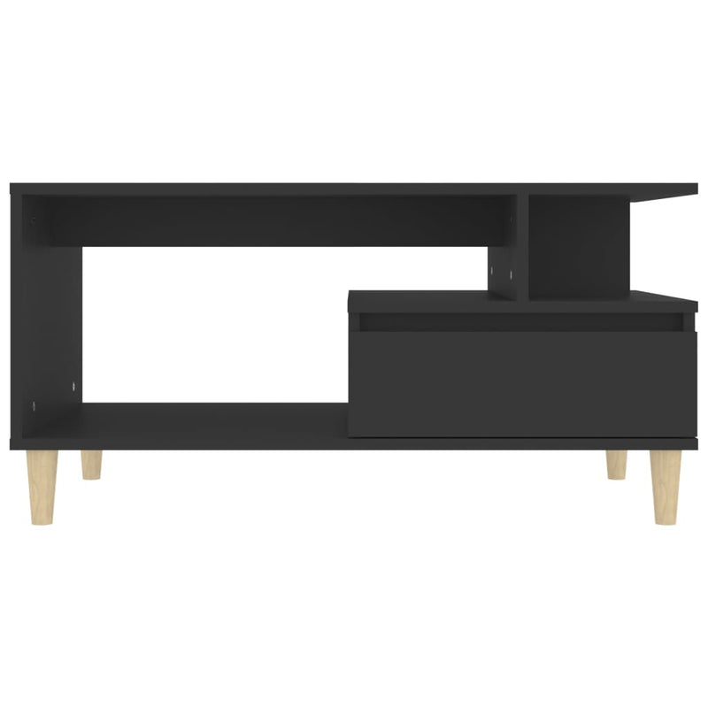 Coffee Table Black 90x49x45 cm Engineered Wood Payday Deals