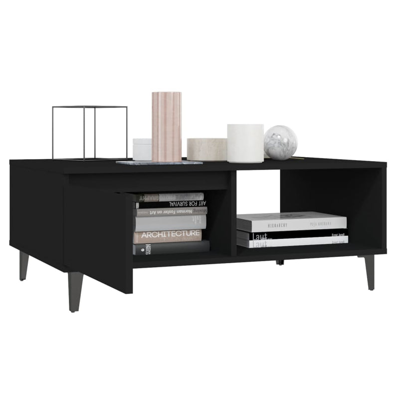 Coffee Table Black 90x60x35 cm Chipboard Payday Deals