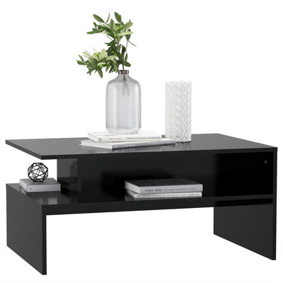 Coffee Table Black 90x60x42.5 cm Engineered Wood Payday Deals