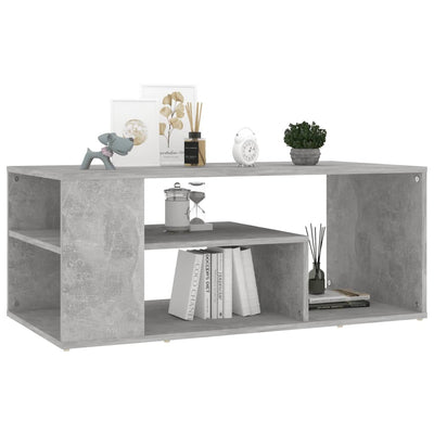 Coffee Table Concrete Grey 100x50x40 cm Chipboard Payday Deals