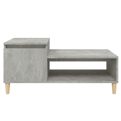 Coffee Table Concrete Grey 100x50x45 cm Engineered Wood Payday Deals