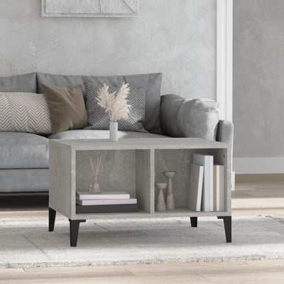 Coffee Table Concrete Grey 60x50x36.5 cm Engineered Wood