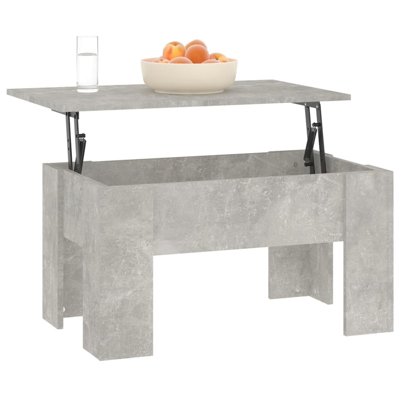 Coffee Table Concrete Grey 79x49x41 cm Engineered Wood Payday Deals