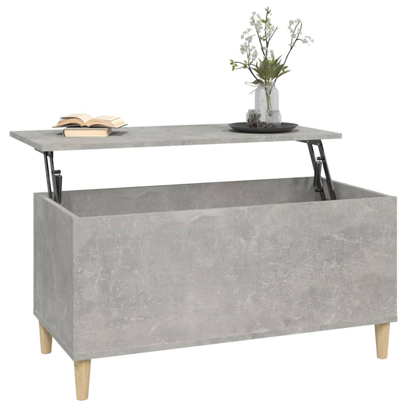 Coffee Table Concrete Grey 90x44.5x45 cm Engineered Wood Payday Deals