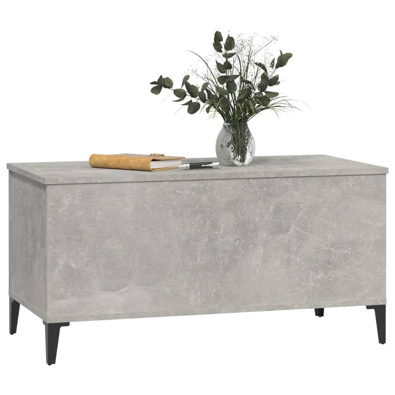 Coffee Table Concrete Grey 90x44.5x45 cm Engineered Wood Payday Deals