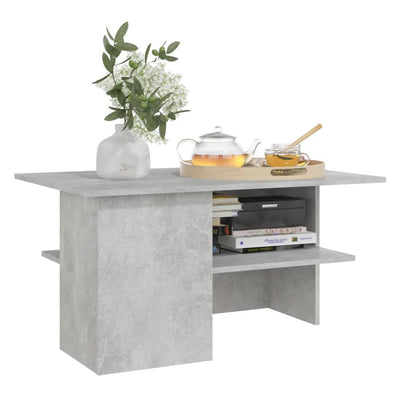 Coffee Table Concrete Grey 90x60x46.5 cm Engineered Wood Payday Deals