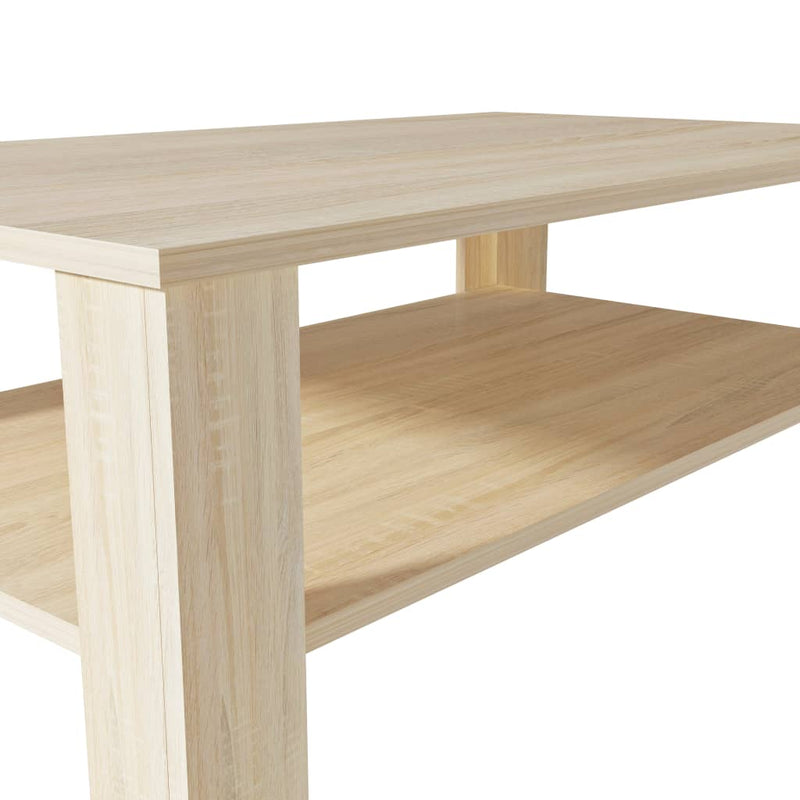 Coffee Table Engineered Wood 100x59x42 cm Oak Payday Deals