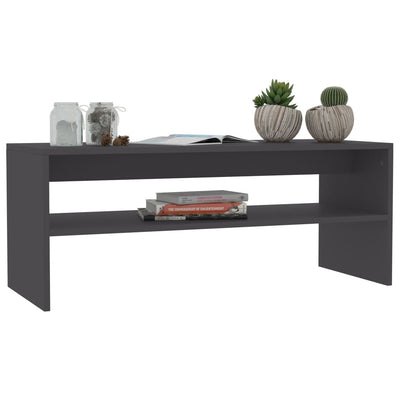 Coffee Table Grey 100x40x40 cm Engineered Wood Payday Deals