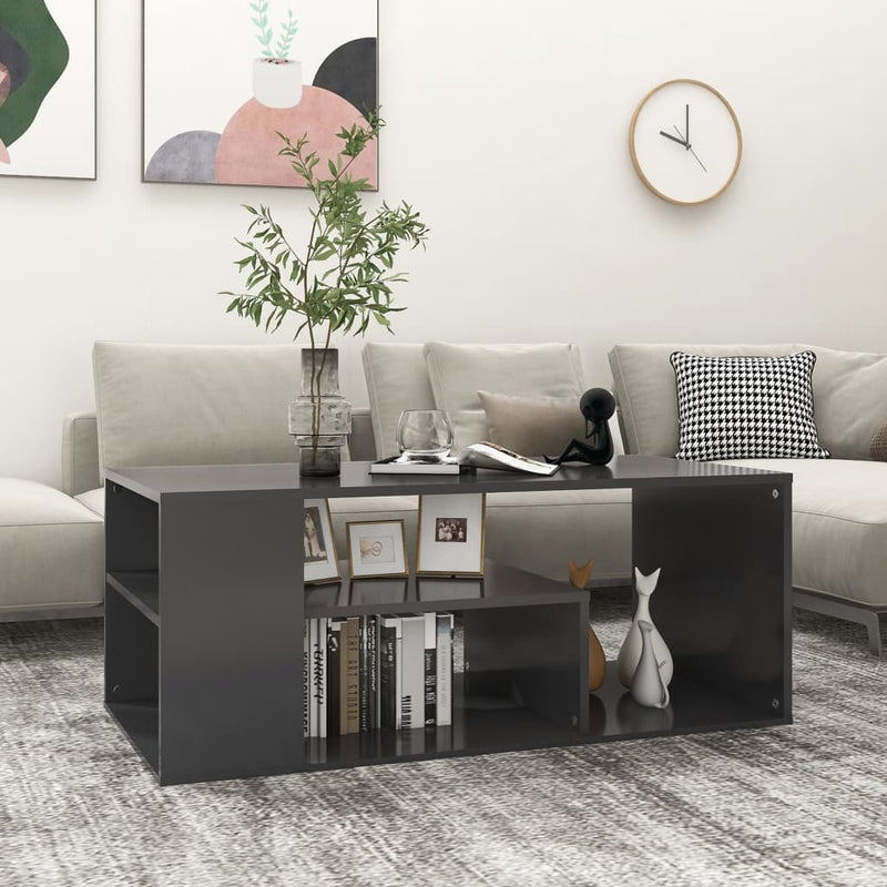 Coffee Table Grey 100x50x40 cm Chipboard Payday Deals