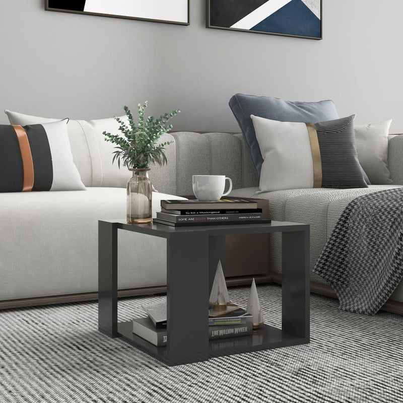 Coffee Table Grey 40x40x30 cm Engineered Wood Payday Deals