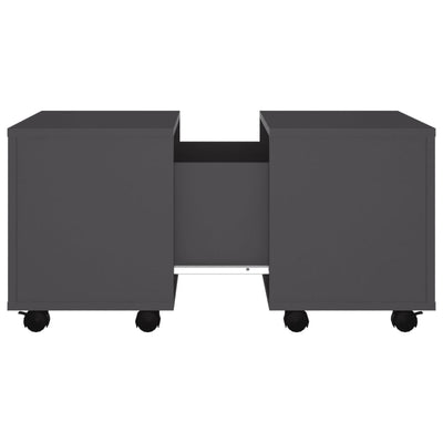 Coffee Table Grey 60x60x38 cm Chipboard Payday Deals