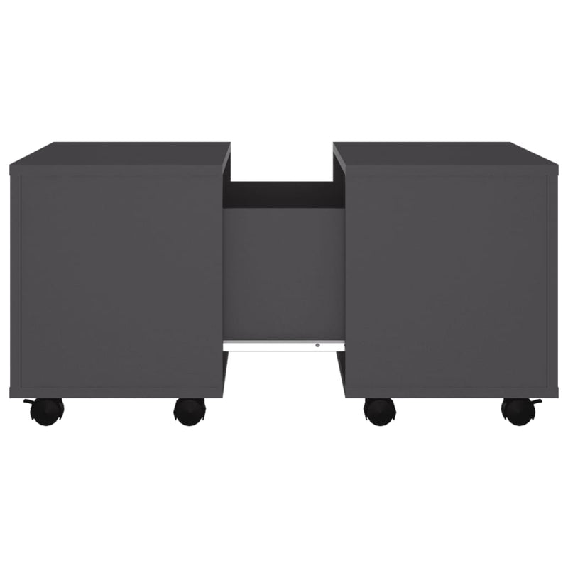 Coffee Table Grey 60x60x38 cm Chipboard Payday Deals