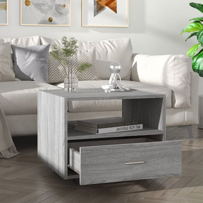 Coffee Table Grey Sonoma 55x55x40 cm Engineered Wood