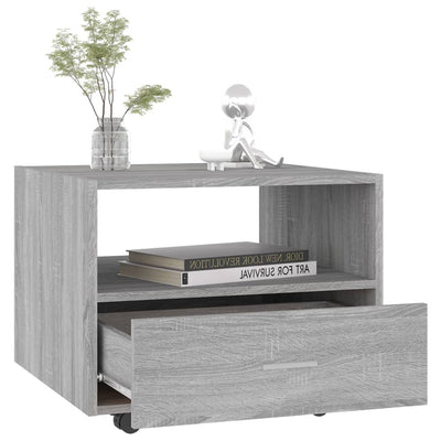 Coffee Table Grey Sonoma 55x55x40 cm Engineered Wood Payday Deals