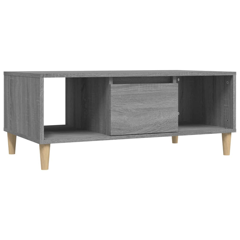 Coffee Table Grey Sonoma 90x50x36.5 cm Engineered Wood Payday Deals