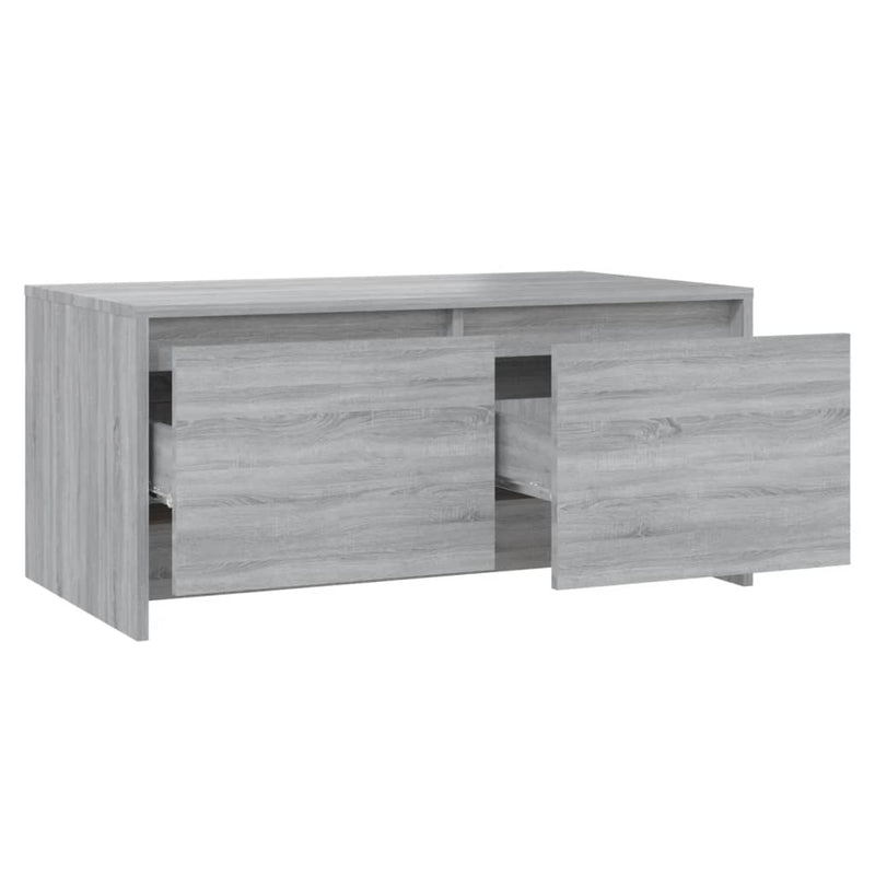 Coffee Table Grey Sonoma 90x50x41.5 cm Chipboard Payday Deals