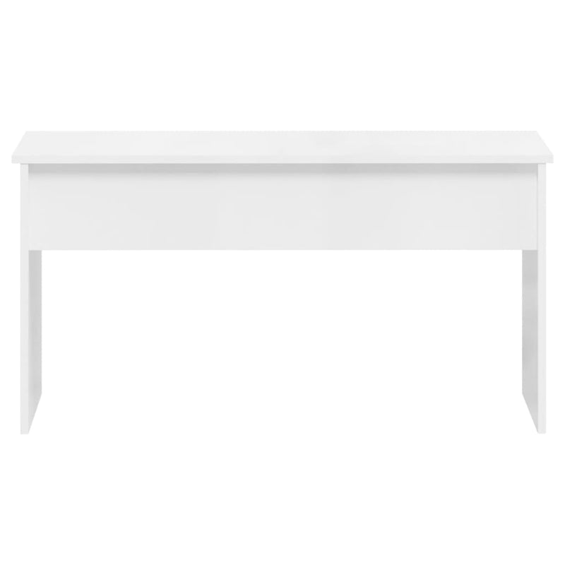 Coffee Table High Gloss White 102x50.5x52.5 cm Engineered Wood Payday Deals