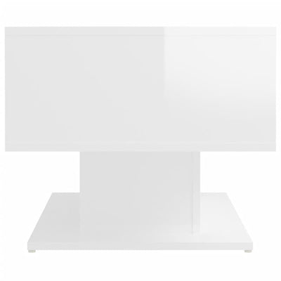 Coffee Table High Gloss White 103.5x50x44.5 cm Chipboard Payday Deals